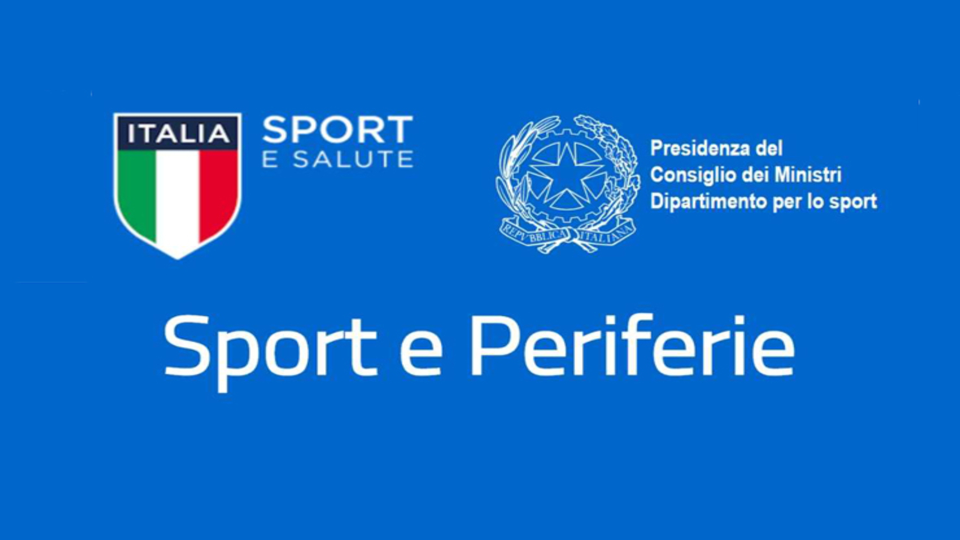 ONLINE LA GRADUATORIA DEFINITIVA DEL BANDO SPORT E PERIFERIE 2020